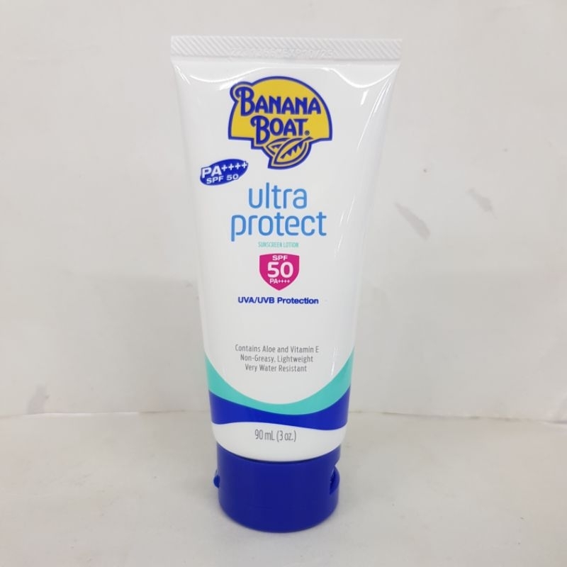 Jual Sunblock Banana Boat Ultra Protect SPF 50 sunscreen 90 ml Shopee