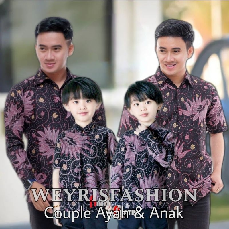 Jual TERBARU Couple sweet || couple batik ayah dan anak cowok BATIK ...