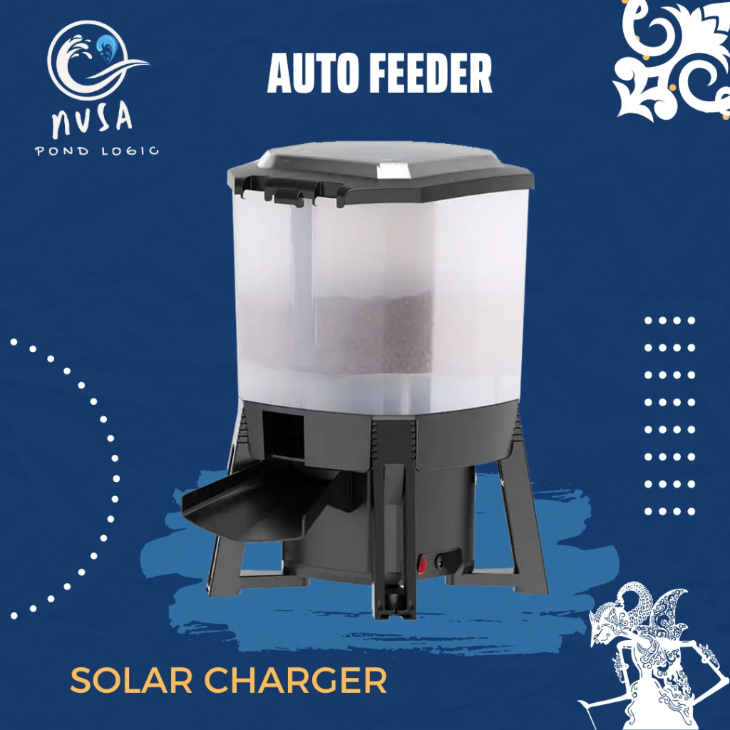 Pond Fish Koi Feeder - Koi Pond Feeder, Pond Feeder, Automatic Feeder