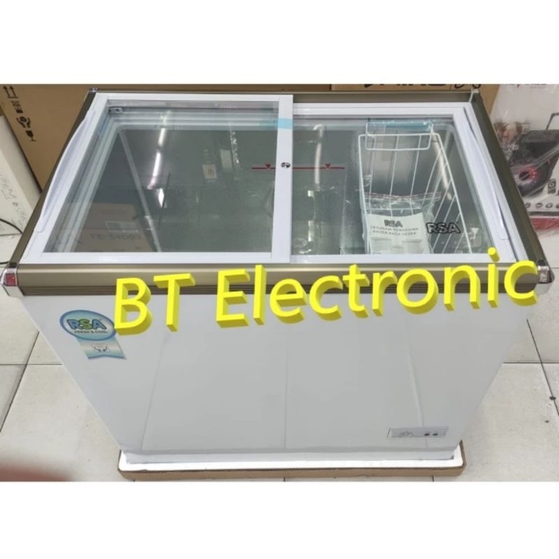 Jual Chest Freezer RSA XS-200 / XS200 Sliding Flat Glass Box Pembeku ...