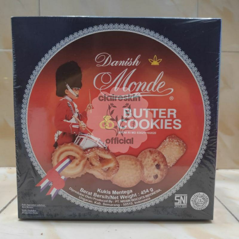 Jual Danish monde butter cookies kaleng 454gram / monde kaleng kecil