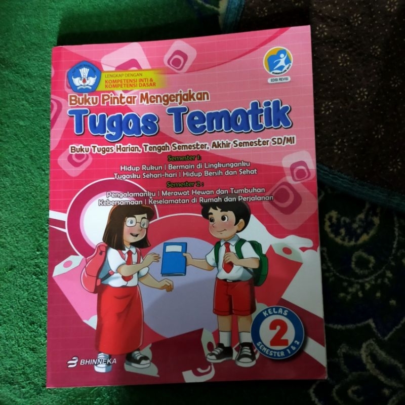 Jual ORIGINAL BUKU PINTAR MENGERJAKAN TUGAS TEMATIK PLUS KUNCI JAWABAN ...