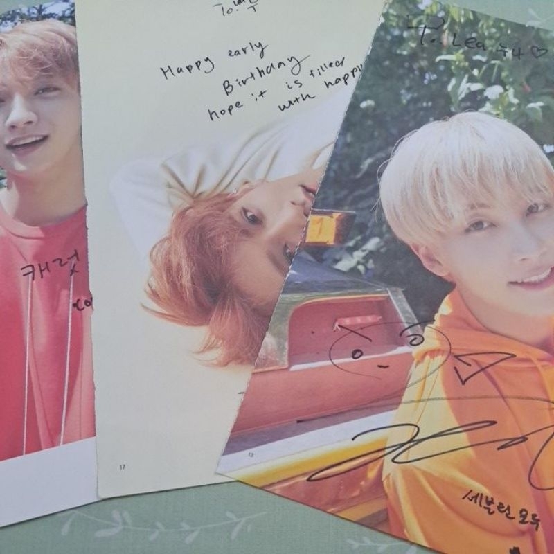Jual signed paper bekas fansign seventeen joshua jeonghan | Shopee ...