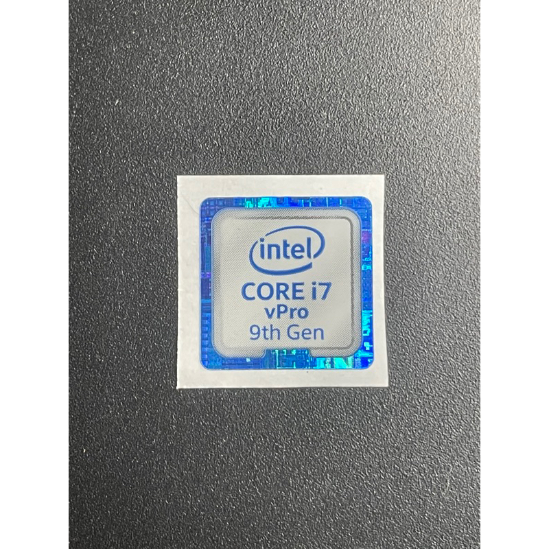 Jual Sticker stiker logo intel Core i7 vPro 9th gen ori | Shopee Indonesia