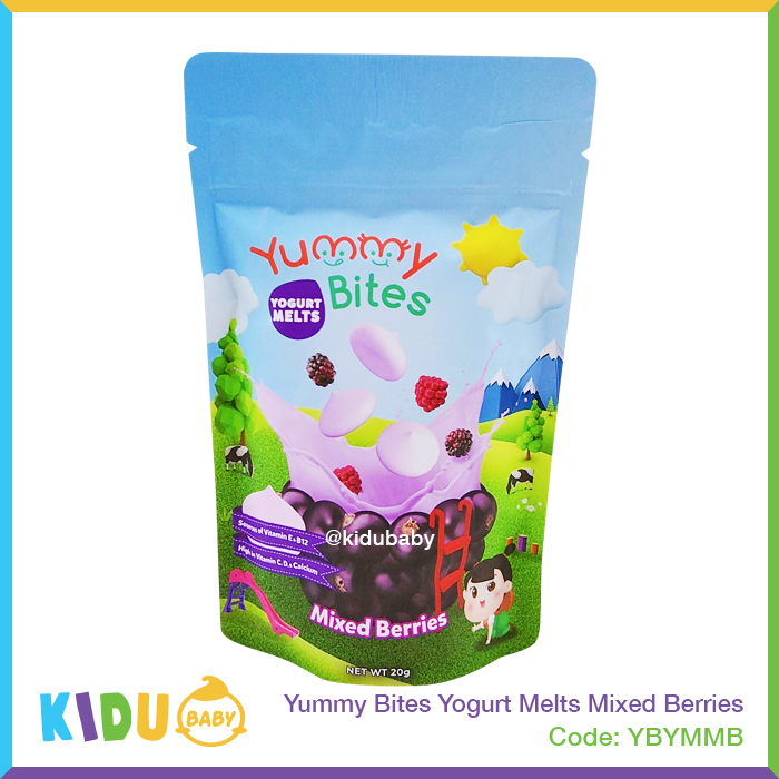 Jual Yummy Bites Yogurt Melts Cemilan Yogurt Bayi Anak / Kidu Baby