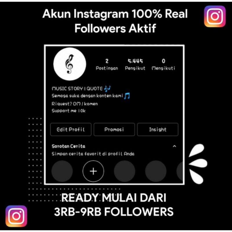 Jual PROMO!! Jual Akun Instagram Real Indo(besar Seller) | Shopee Indonesia