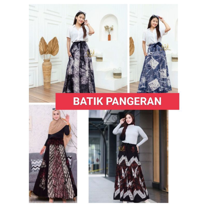 Jual Rok Batik Payung Katun Cap Full Rok Batik Jumbo Terkini Rok