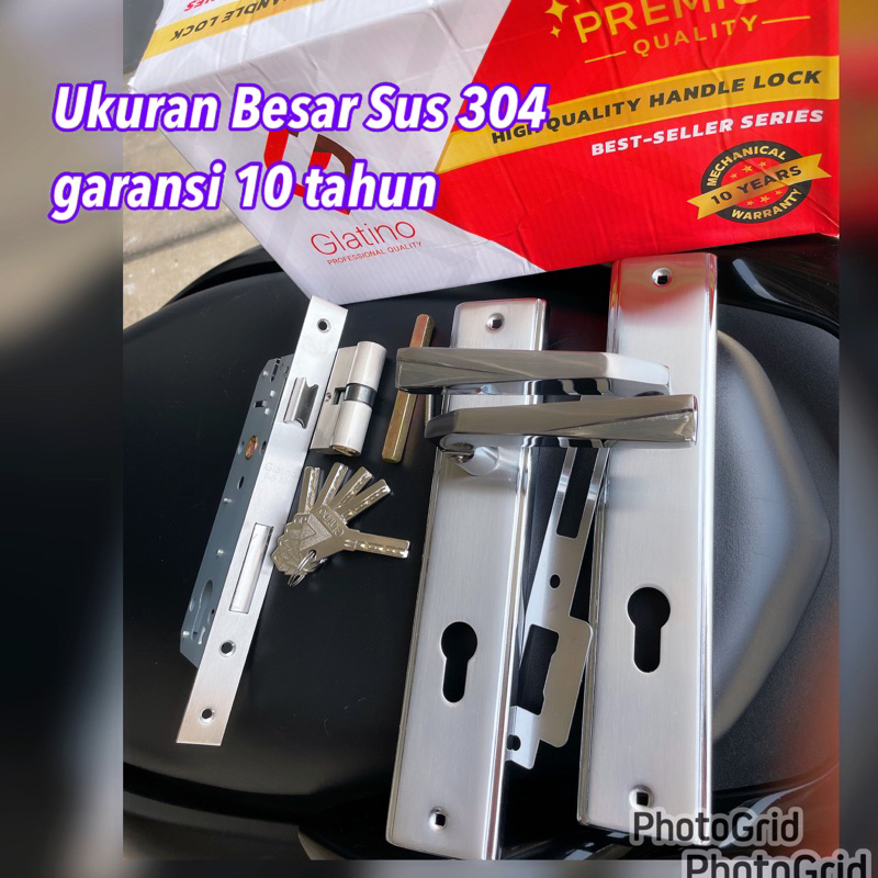 Jual Kunci Pintu Komplit Garansi 10 Tahun Stainless 304 Glatino Kunci