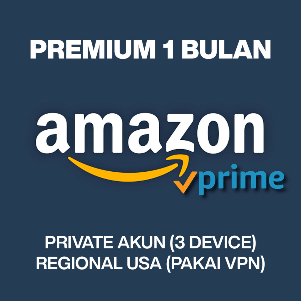 Jual Amazon Prime Video Premium 1 Bulan Reg Usa Shopee Indonesia