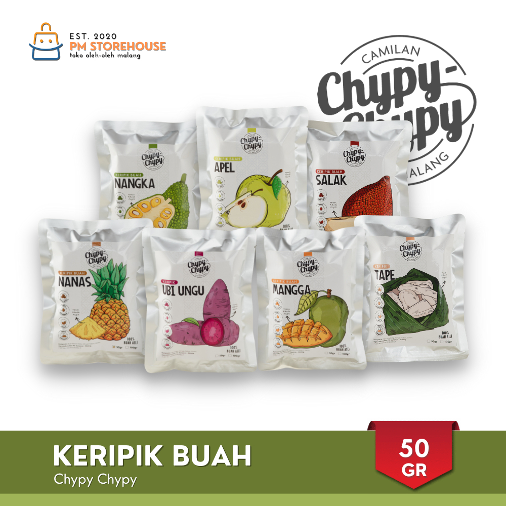 Jual Chypy Keripik Buah Kualitas Super Oleh Oleh Khas Malang Kripik