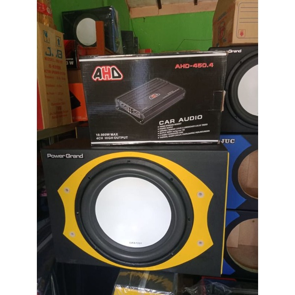 Jual Paket Audio Subwofer Embassy Inc Power Ahd Cenel Cocok Buat