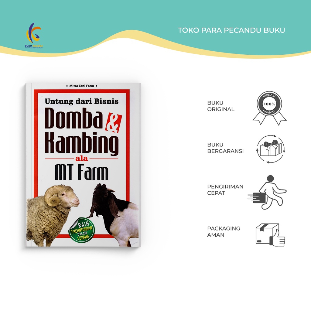 Jual Buku Bacaan Peternakan Untung Dari Bisnis Domba Kambing Ala Mt