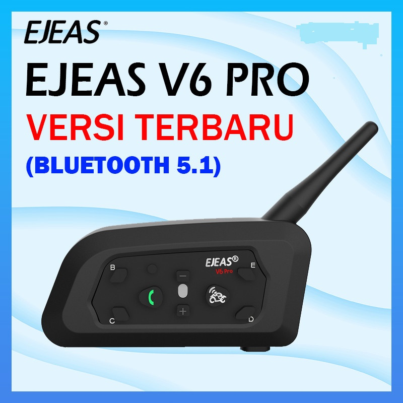 Jual New Ejeas V Pro Bluetooth Intercom Helm Rider Helmet Shopee Indonesia