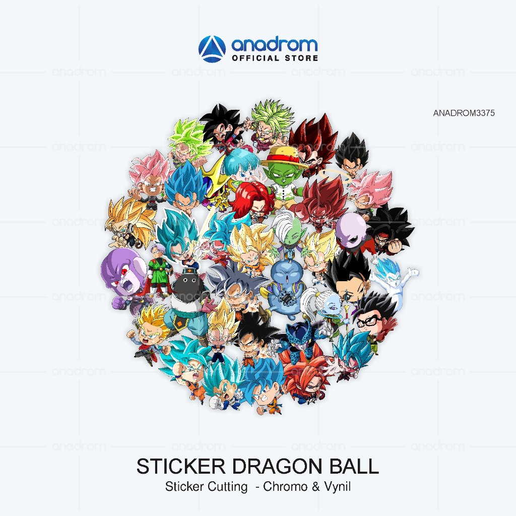 Jual Sticker Anime Dragon Ball | Sticker Chibi Dragon Ball | Anadrom ...