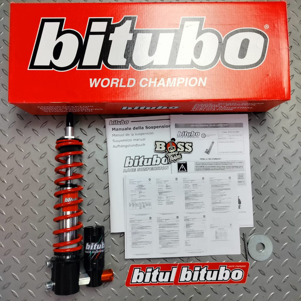Jual Shock Breaker Tabung Bitubo Race Front Vespa S LX LXV Iget 3V 2V ...