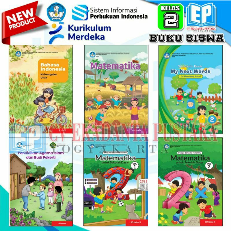 Jual Buku Paket SD Kelas 2 Kurikulum Merdeka | Shopee Indonesia