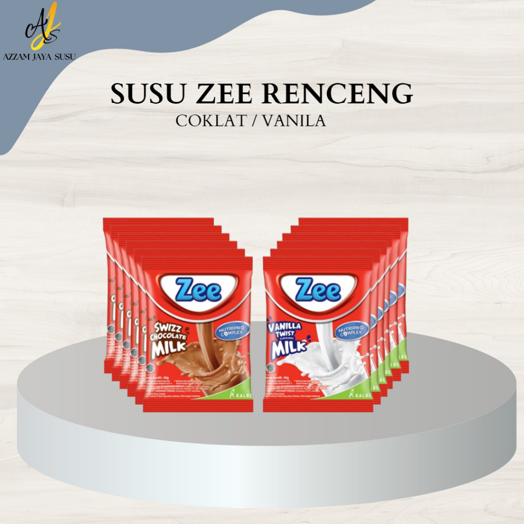 Jual Zee Sachet 10sachet x 39gr (1 renceng) / Susu Zee / Azzam Jaya ...