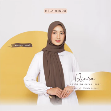 HELAIRINDU Hijab Pashmina Curve Inner Instan Masker Qiara Pashinn Ceruty Baby Doll Armani