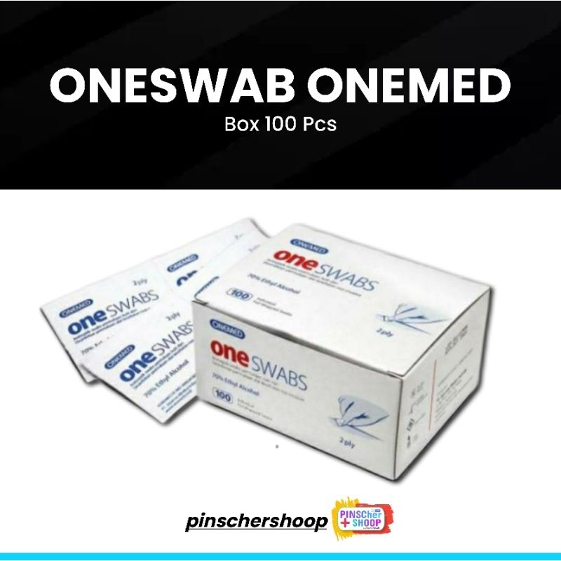 Jual Alkohol Swab Oneswab Isi Antiseptik Kasa Alcohol Pre Pads