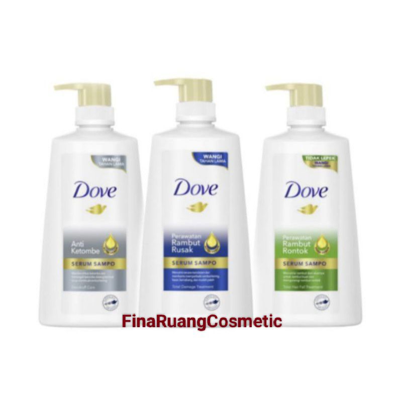 Jual Dove Serum Shampoo Rambut Rontok/Rambut Rusak Dan Anti Ketombe ...