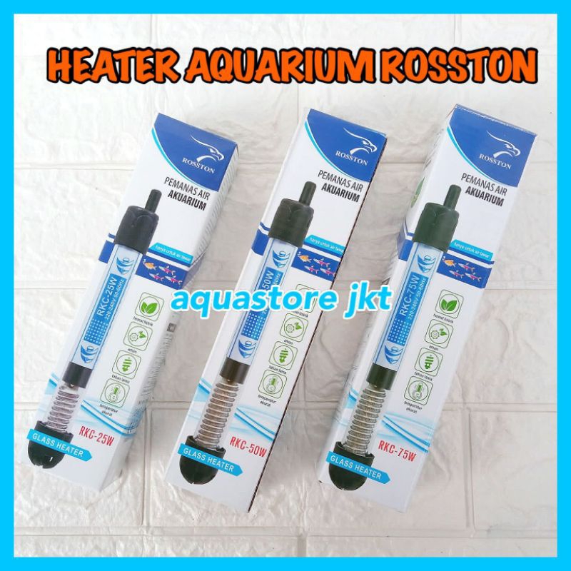 Jual HEATER AQUARIUM 25 50 75 100 WATT PEMANAS AIR AQUARIUM AQUASCAPE