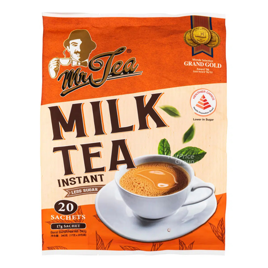 Jual Mr Tea Milk Tea Less Sugar Teh Tarik Singapore Instant Milk Tea ...