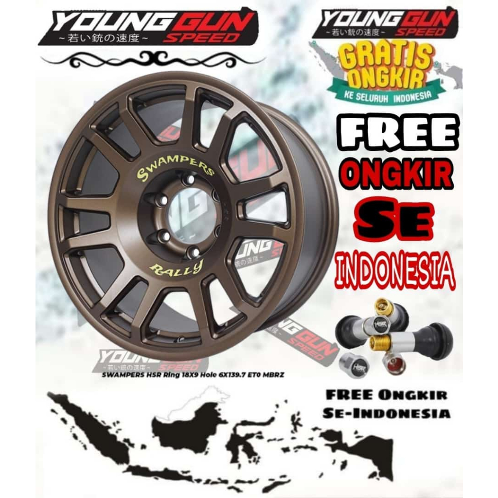 Jual Velg Mobil Fortuner Ring Hsr Swampers Velg R Lebar Inci Pajero Hilux Triton Ford