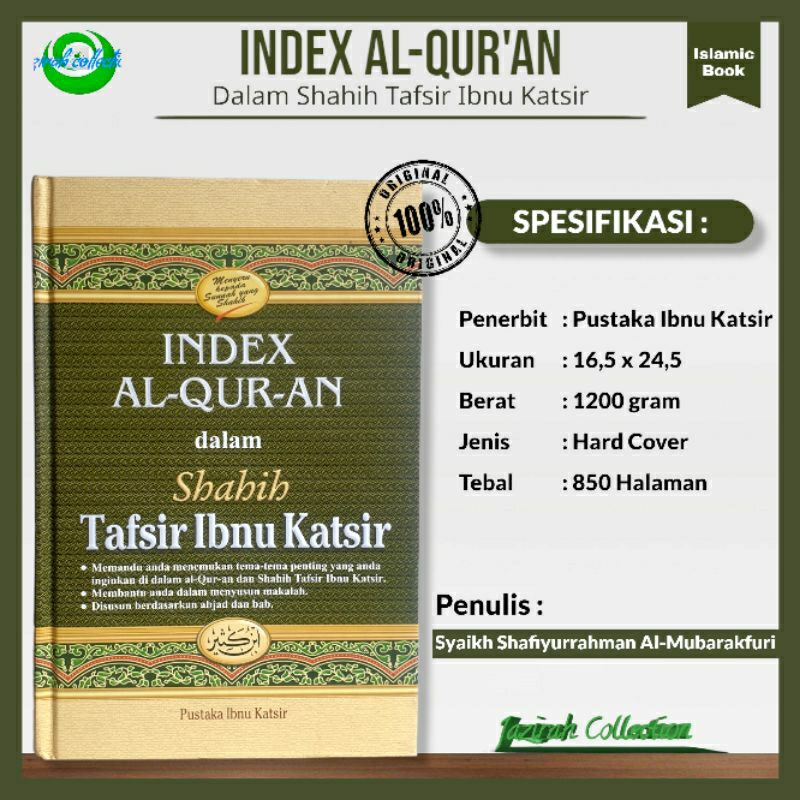 Jual BUKU INDEX AL-QUR'AN DALAM SHAHIH TAFSIR IBNU KATSIR | Shopee ...