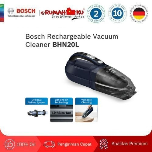 Jual Bosch Rechargeable Vacuum Cleaner Move Lithium 20Vmax BHN20L Blue Shopee Indonesia