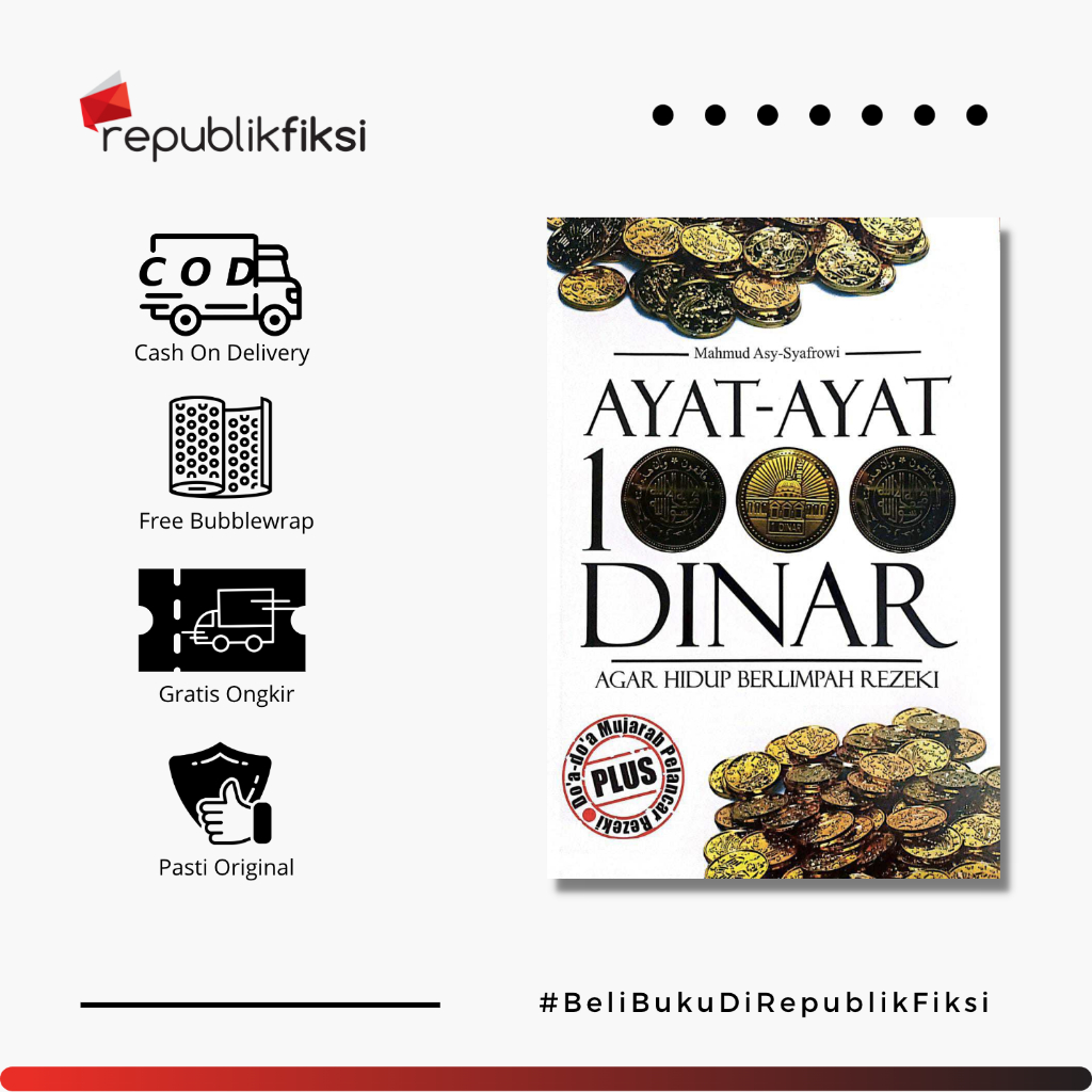 Jual Buku Ayat Ayat 1000 Dinar Agar Hidup Berlimpah Rezeki Mahmud Asy