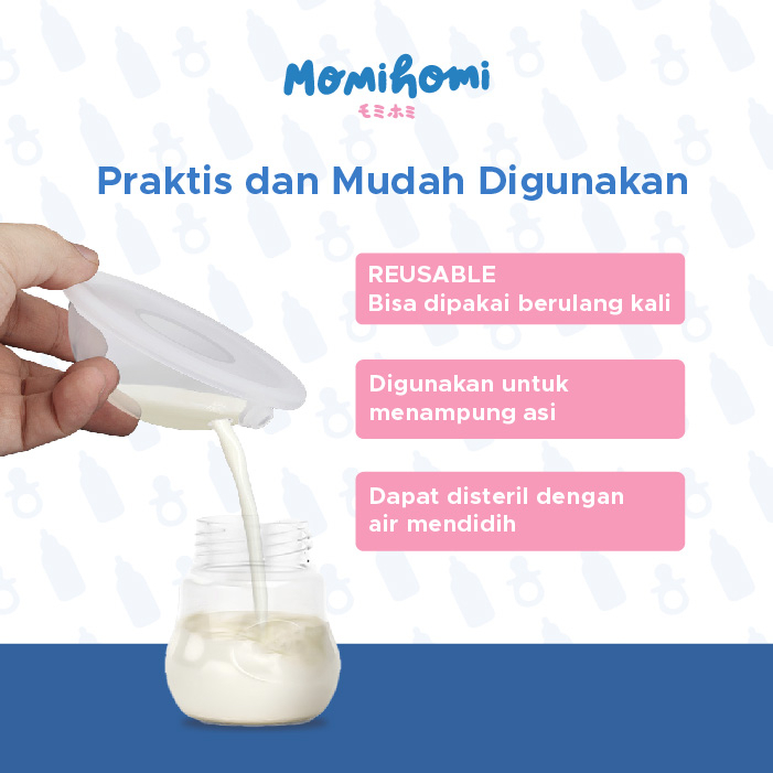 Jual MOMI HOMI AUTHORIZED Collector Shell Breast Milk Collection Shell ...