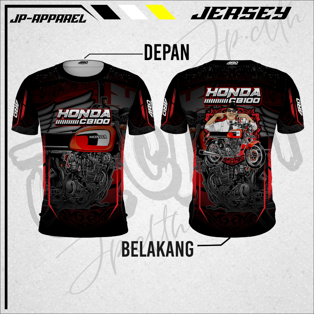 Jual Kaos Jersey Cb 100 Jersey Honda Gank Cb 100 Klasik Herex Terbaru