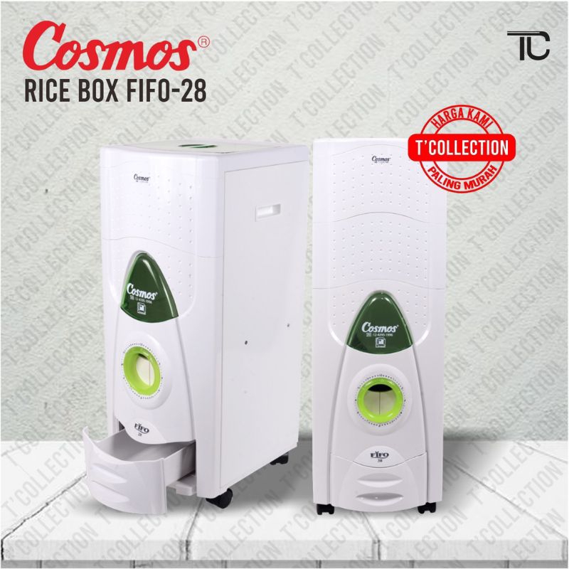 Jual Cosmos - Rice Box / Tempat Beras 28 Kg FIFO (Type 28-FIFO TP ...