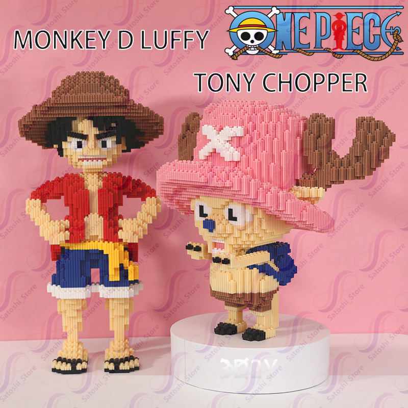Jual Nano Block ONEPIECE.LUFFY ZORO CHOPPER - HD series | Satoshi_store ...