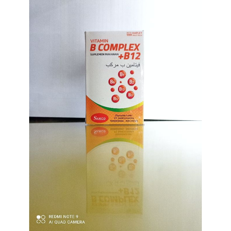 Jual Vitamin B Complex + B12 isi 100 tablet | Shopee Indonesia