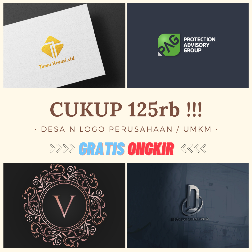 Jual JASA DESAIN LOGO UNTUK PERUSAHAAN / UMKM | Shopee Indonesia