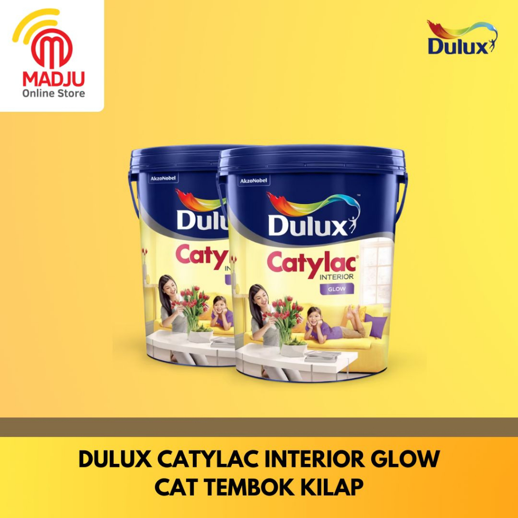 Jual Cat Tembok Dulux Catylac Glow Interior Cat Dinding Dalam Ruangan Cat Tembok Kilap Kg