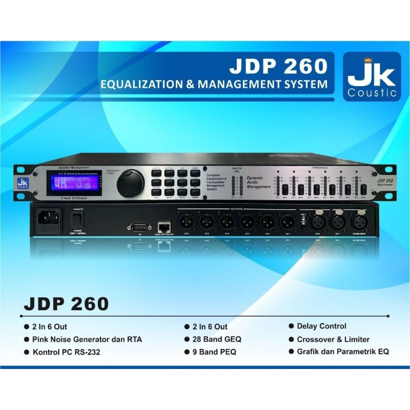 Jual DLMS, Managemen JK Coustic JDP 260 Original | Shopee Indonesia