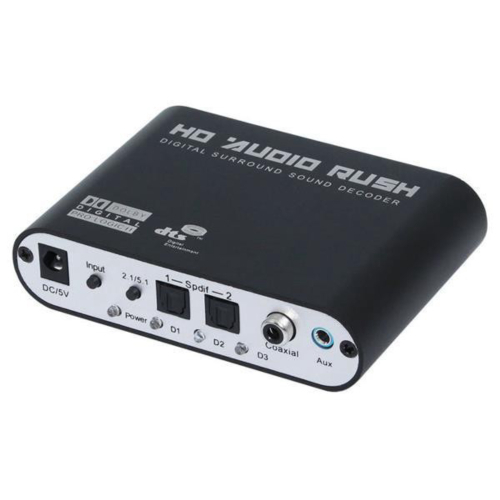 Jual Unik DTS / Dolby AC3 Decoder to Active Speaker 5.1 Converter ...