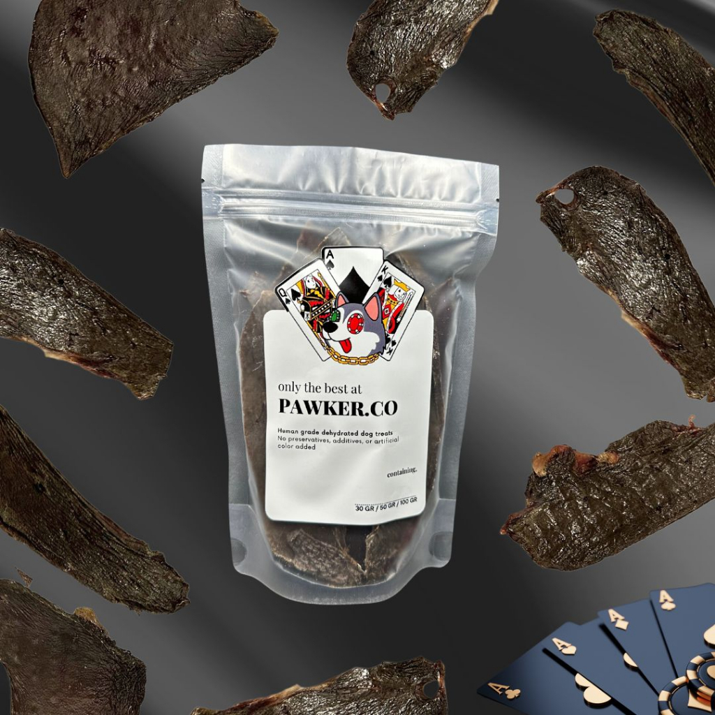 Jual Pawker.Co Natural Dried Pork Liver Jerky 100 Homemade for dogs