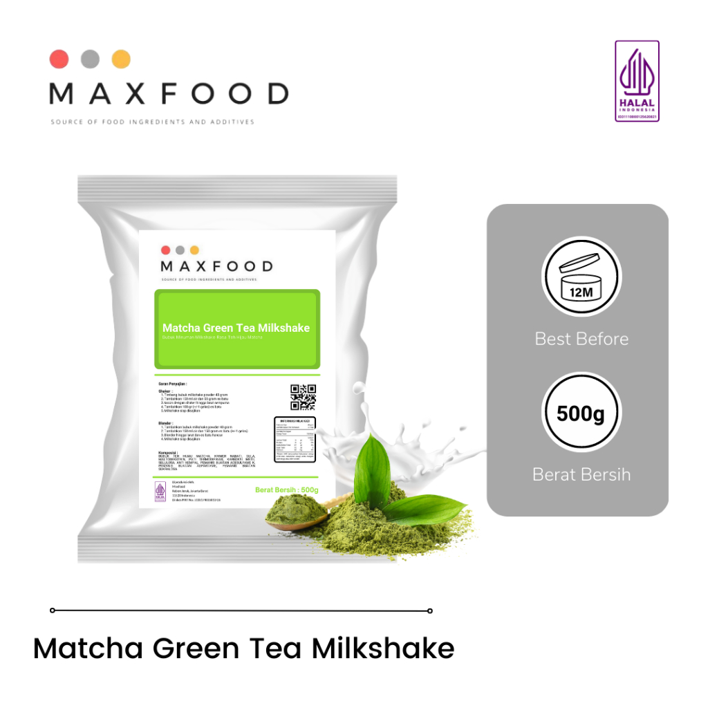 Jual Matcha Powder Milkshake / Bubuk Minuman Milkshake Rasa Matcha ...