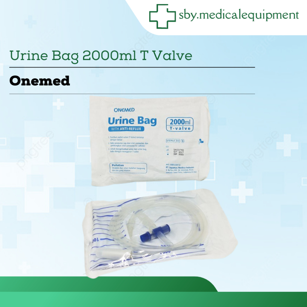 Jual Urine Bag Onemed 2000ml T Valve Kantong Urin 2 Liter Onemed