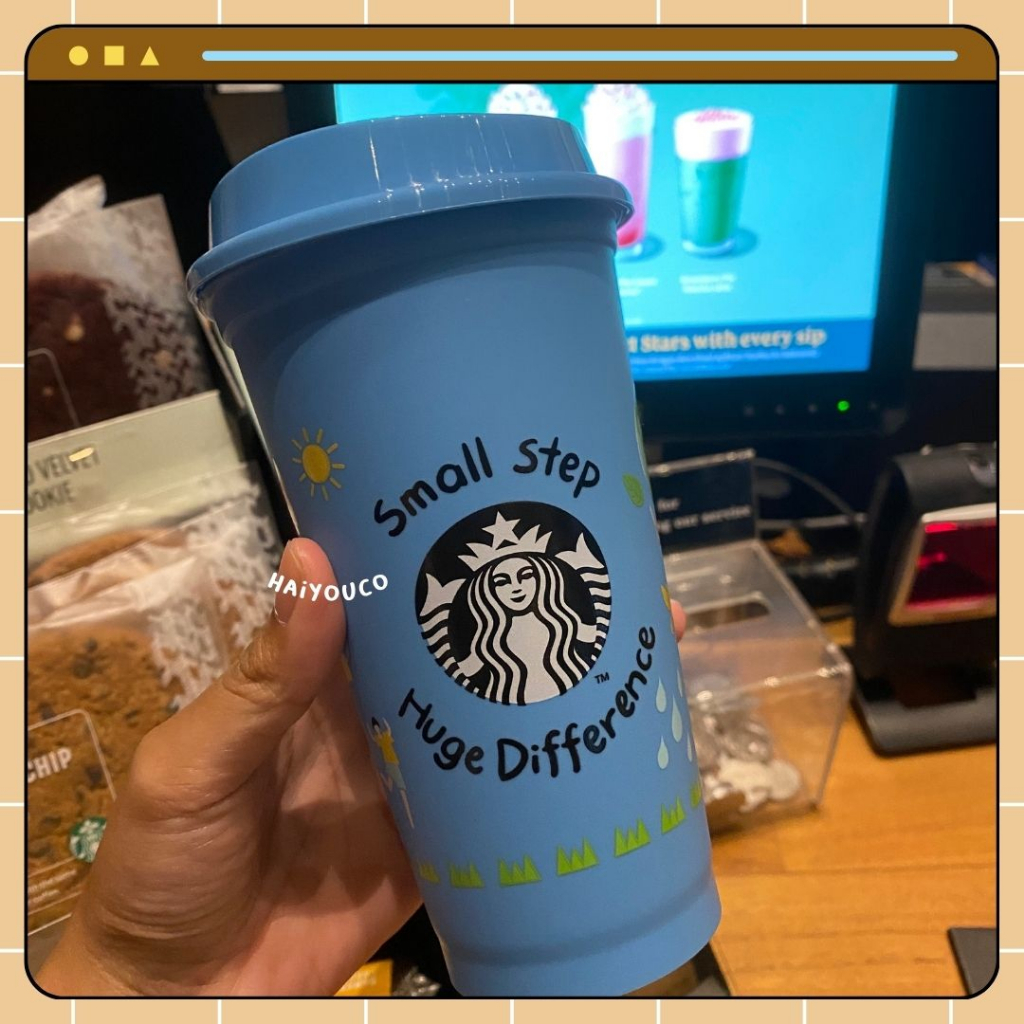 Jual Tumbler Starbucks Earth Month 2023 / Reusable Cup Starbucks Earth
