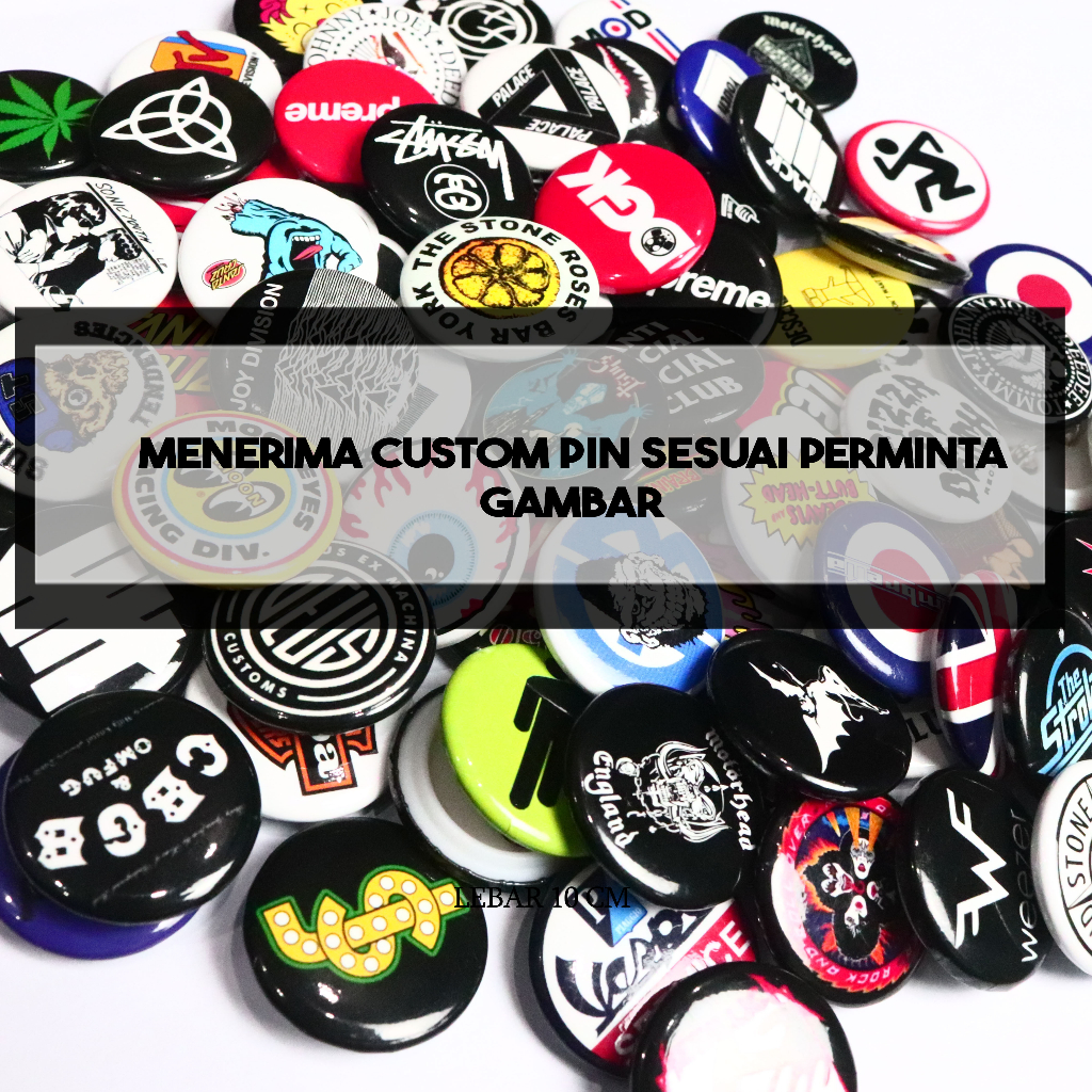 Jual CUSTOM PIN BROSH SESUAI GAMBAR UKURAN 2,5mm | Shopee Indonesia