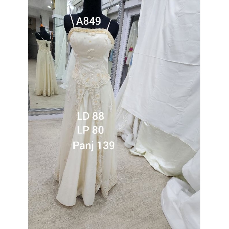 Jual Gaun Pengantin Wedding Gown Preloved Gaun Pestabride