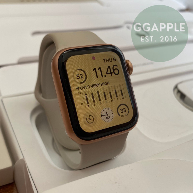Jual Apple Watch SE 40mm Gold Starlight Fullset Original iwatch ...