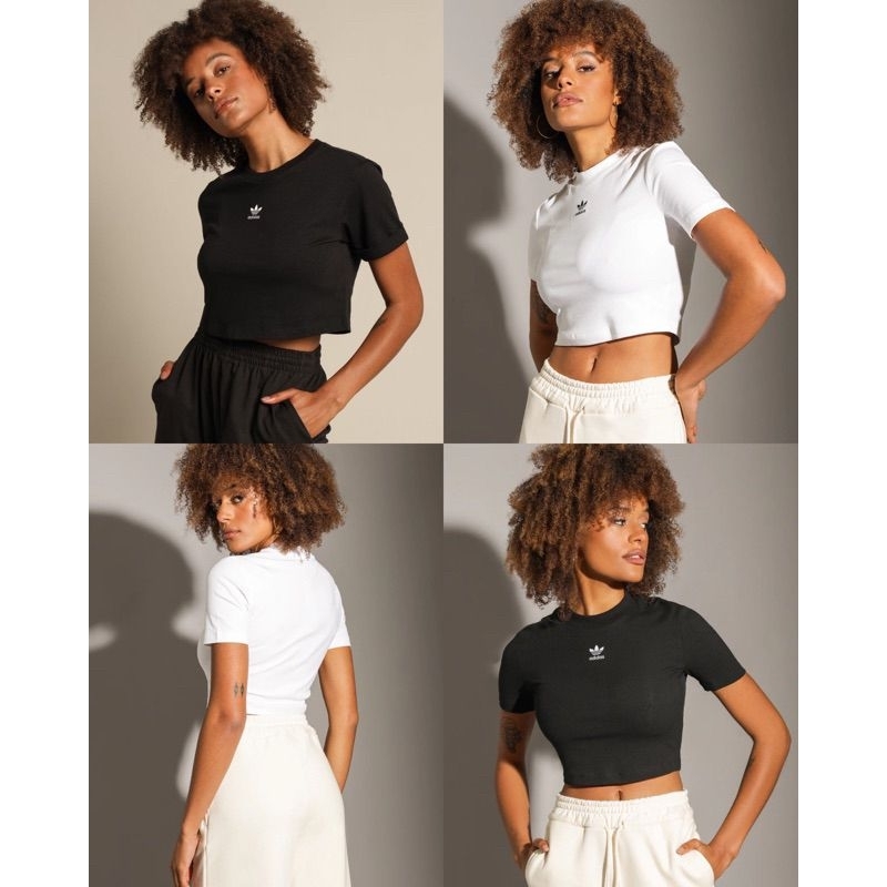 Jual ADS Essentials Rib Crop Top | Shopee Indonesia