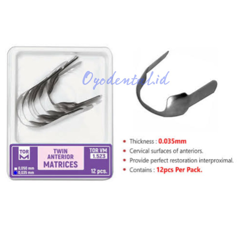 Jual Dental matrix twin anterior proximal / matriks sectional proksimal ...
