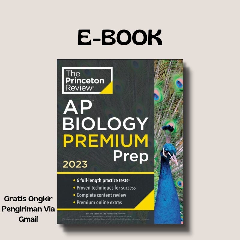 Jual PRINCETON REVIEW AP BIOLOGY PREMIUM PREP 2023 (College Test