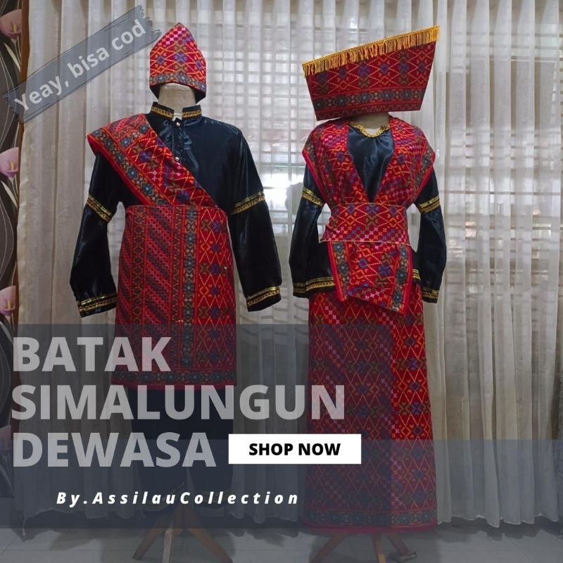 Jual Baju Adat Batak Simalungun Dewasa Satuan Laki Cewek Shopee